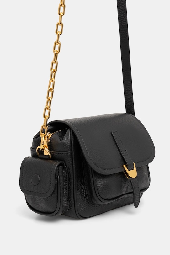 Coccinelle poseta de piele COCCINELLECAMPUS E1.RFF.55.01.01 negru AW25