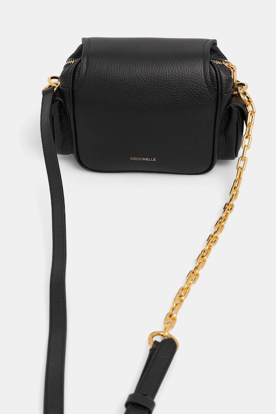 Coccinelle poseta de piele COCCINELLECAMPUS negru E1.RFF.55.01.01