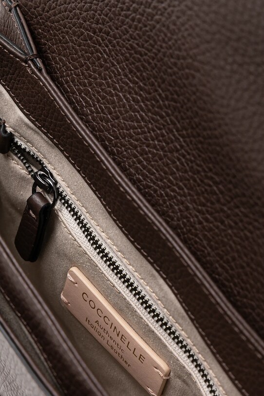 Coccinelle borsa a mano in pelle COCCINELLEDEW MULTIMATER. E1.RTM.15.03.01 marrone