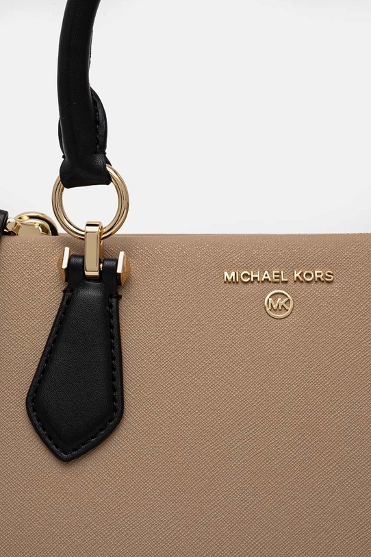 MICHAEL Michael Kors torebka skórzana beżowy 30F3G6AS2T