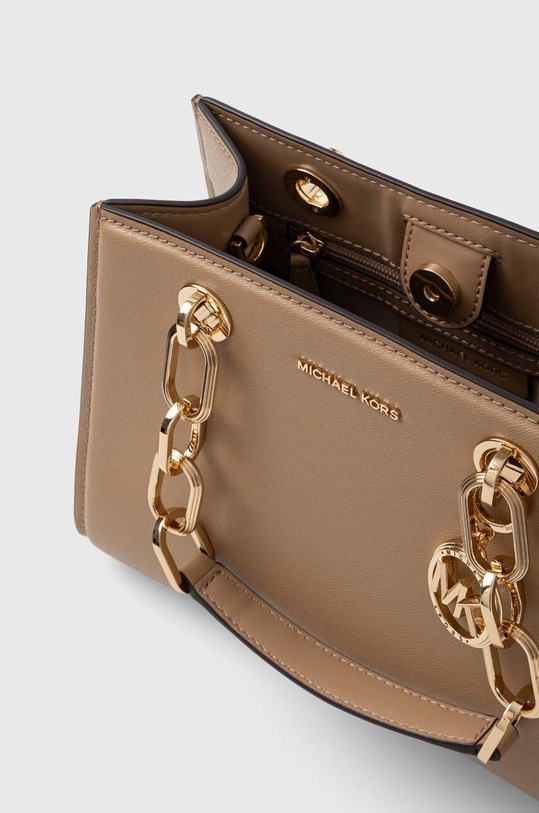 Δερμάτινη τσάντα MICHAEL Michael Kors 30S4GCYS1T μπεζ