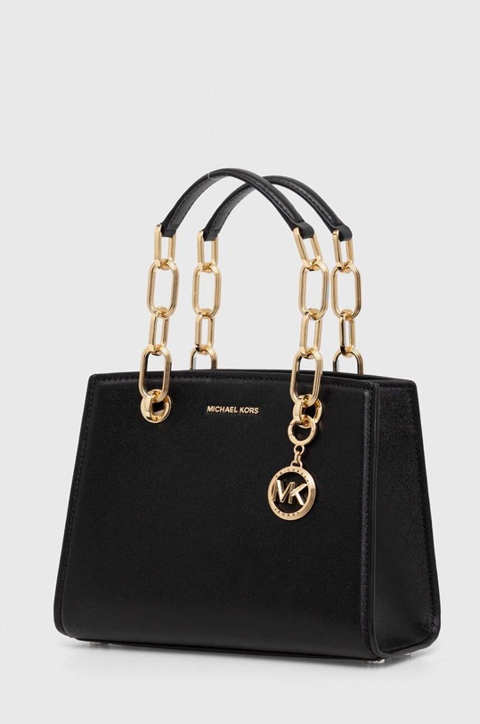 Kožená kabelka MICHAEL Michael Kors 30S4GCYS1T čierna AW24
