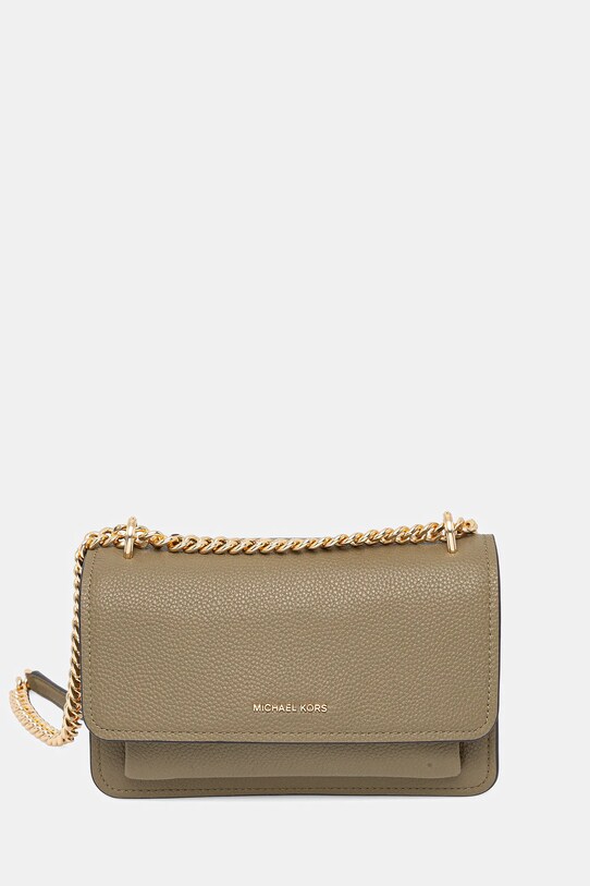 MICHAEL Michael Kors torebka skórzana skóra licowa zielony 30T4GC7L3T
