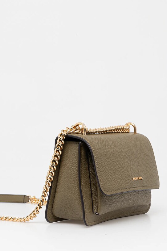 MICHAEL Michael Kors torebka skórzana 30T4GC7L3T zielony SS25