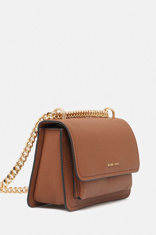 Kožená kabelka MICHAEL Michael Kors 30T4GC7L3T hnědá SS25