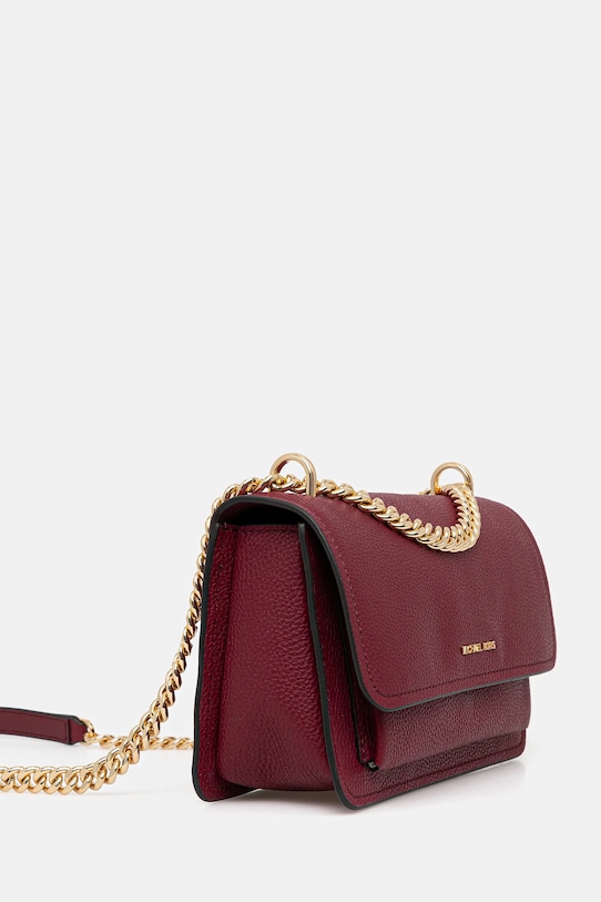 MICHAEL Michael Kors torebka skórzana 30T4GC7L3T bordowy AW25