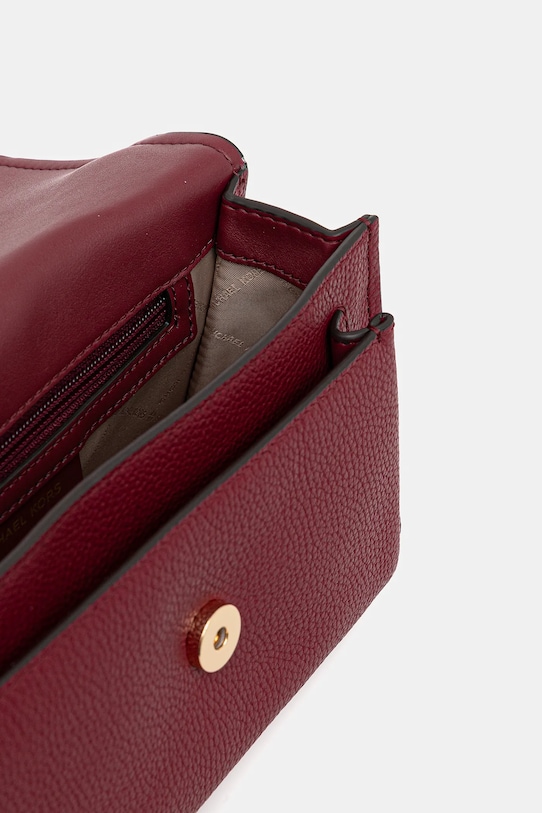MICHAEL Michael Kors torebka skórzana 30T4GC7L3T bordowy