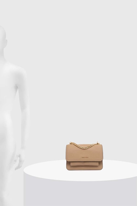 MICHAEL Michael Kors torebka skórzana 32T4GC7C1T beżowy