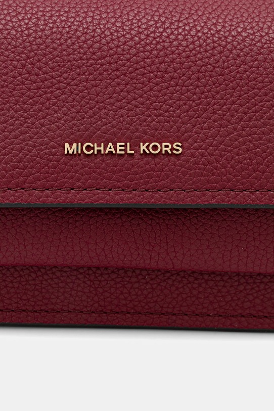 MICHAEL Michael Kors torebka skórzana bordowy 32T4GC7C1T