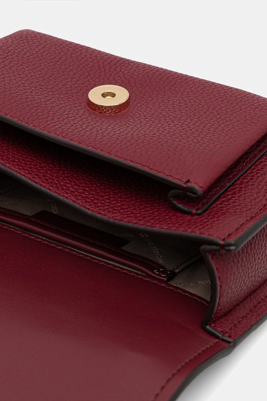 MICHAEL Michael Kors torebka skórzana 32T4GC7C1T bordowy
