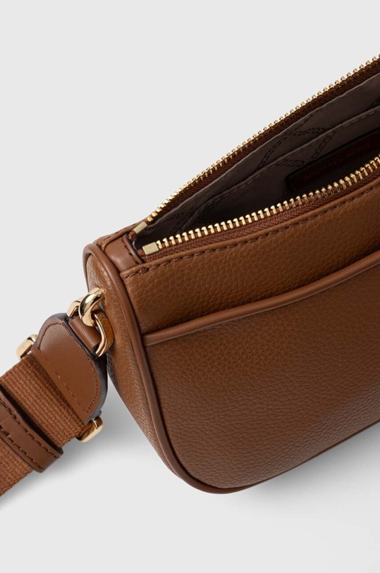 Kožená kabelka MICHAEL Michael Kors 32T4GJ6C6T hnědá