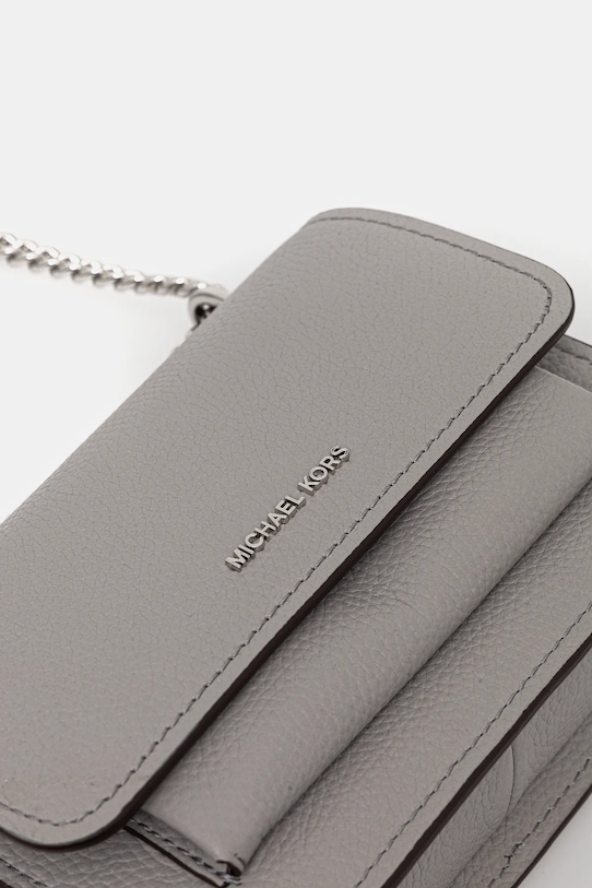 MICHAEL Michael Kors torebka skórzana szary 32T4SC7C1T
