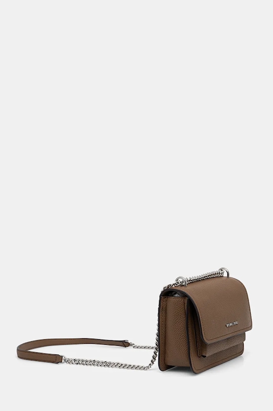 Δερμάτινη τσάντα MICHAEL Michael Kors 32T4SC7C1T καφέ NC24