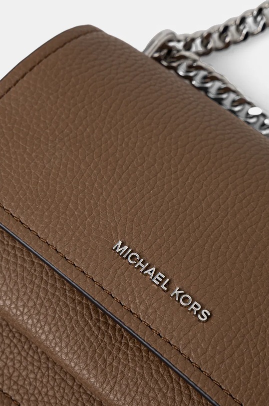 Δερμάτινη τσάντα MICHAEL Michael Kors καφέ 32T4SC7C1T