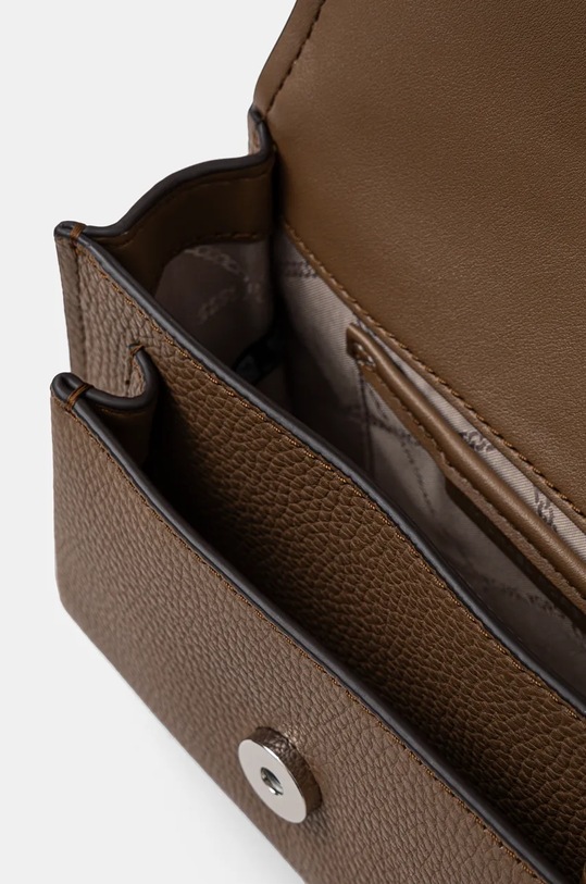 Δερμάτινη τσάντα MICHAEL Michael Kors 32T4SC7C1T καφέ