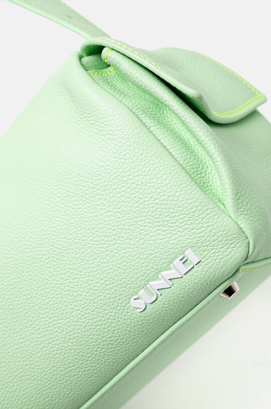 Doplňky Kožená kabelka Sunnei MACCWBAG006 zelená