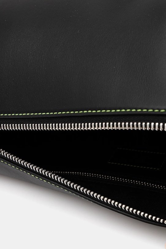 Sunnei borsa a mano in pelle MACCWBAG017 nero