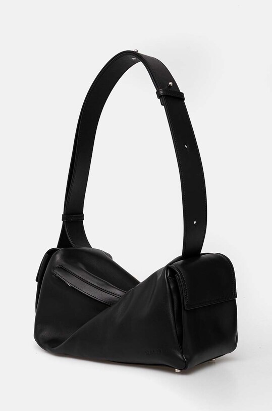 Kožená kabelka Sunnei CACCWBAG002 čierna AW24