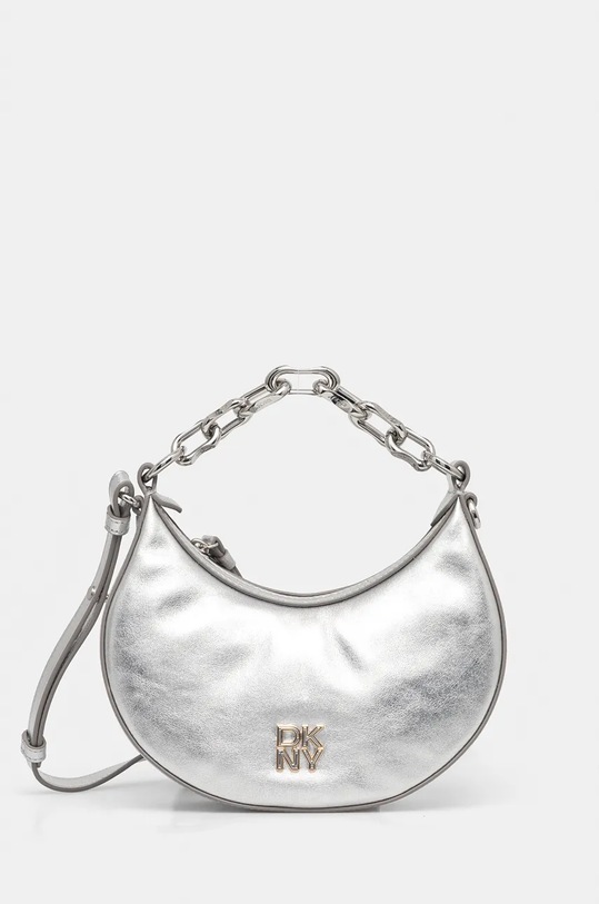 Кожаная сумочка Dkny кожа серебрянный R433DF74