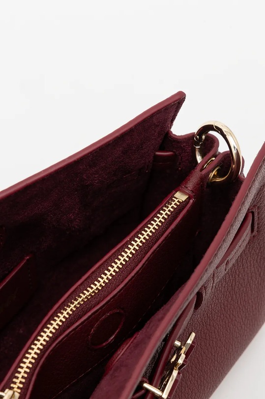 Шкіряна сумочка Dkny R43NKF77 бордо