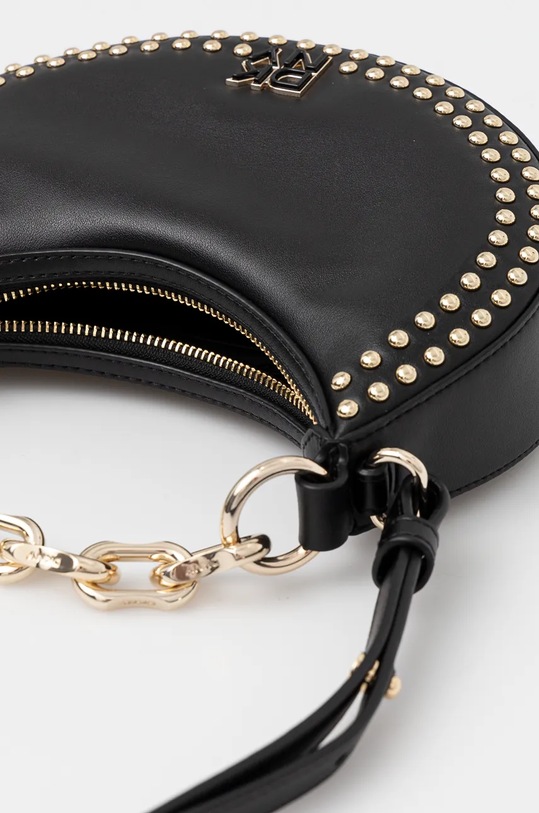 Шкіряна сумочка Dkny R433YF74 чорний