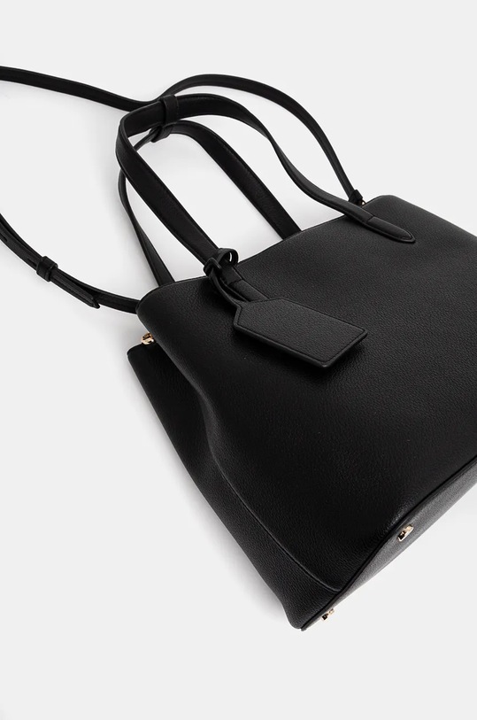 Шкіряна сумочка Dkny R43OKF70 чорний