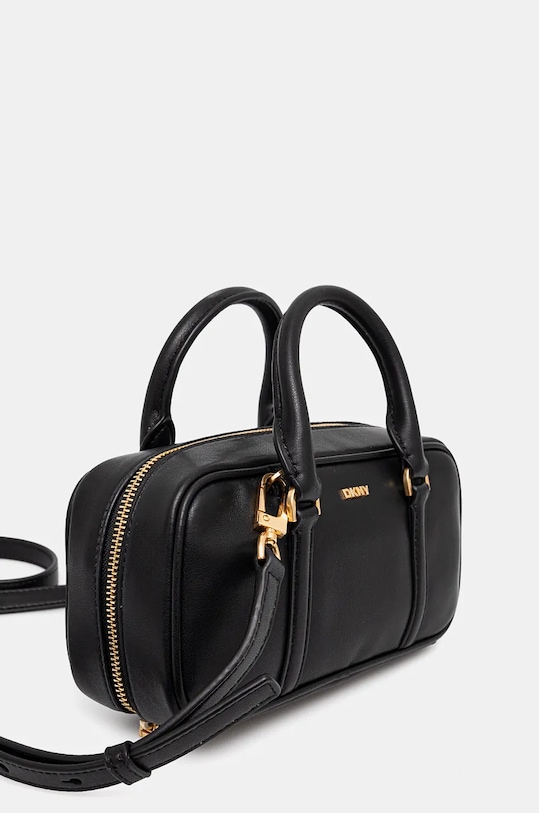 Kožená kabelka Dkny R43EKG50 černá AW24