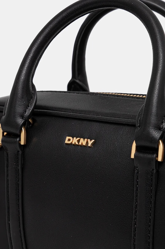 Kožená kabelka Dkny černá R43EKG50