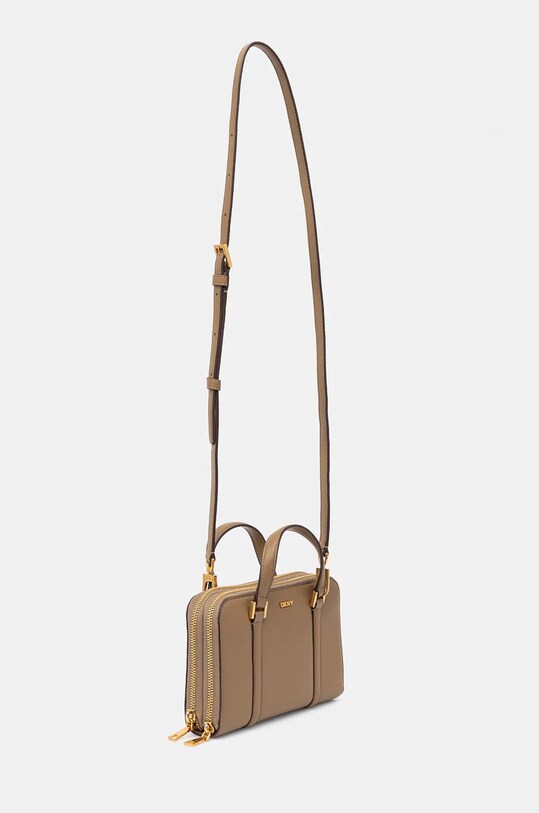 Кожаная сумочка Dkny R435KG49 коричневый AW24
