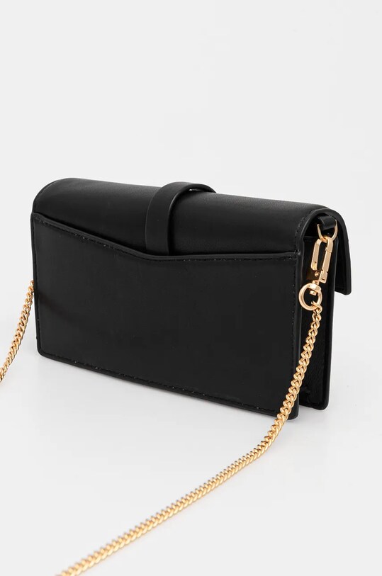 Δερμάτινη τσάντα Dkny R43GYG53 μαύρο AW24