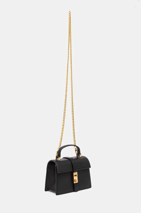 Δερμάτινη τσάντα Dkny R43NYG52 μαύρο AW24