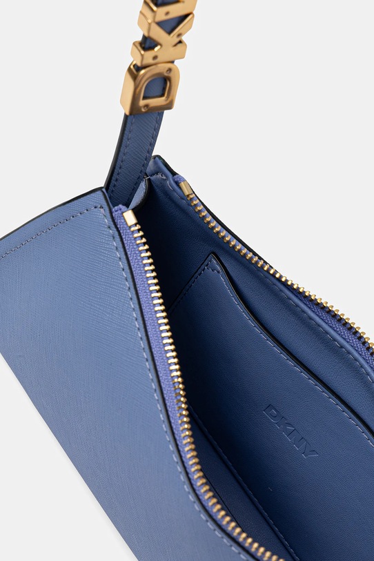 Dkny torebka skórzana R433YG57 niebieski