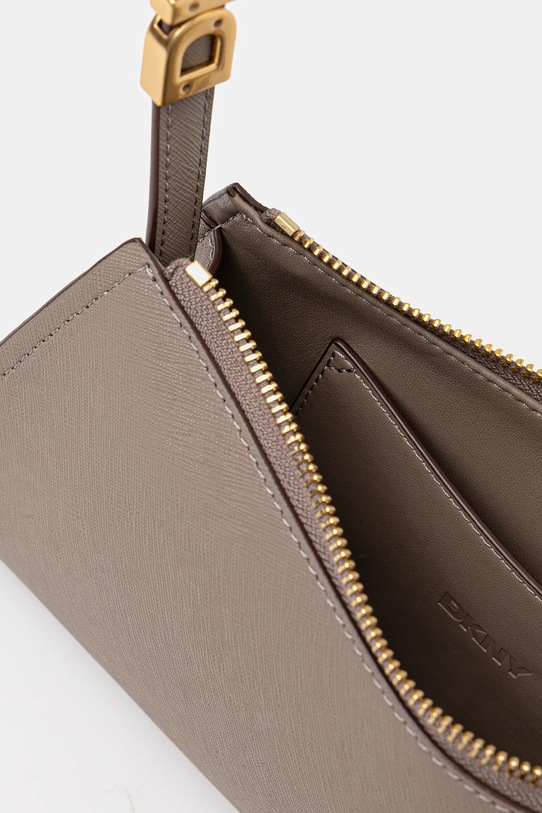 Dkny torebka skórzana beżowy R433YG57