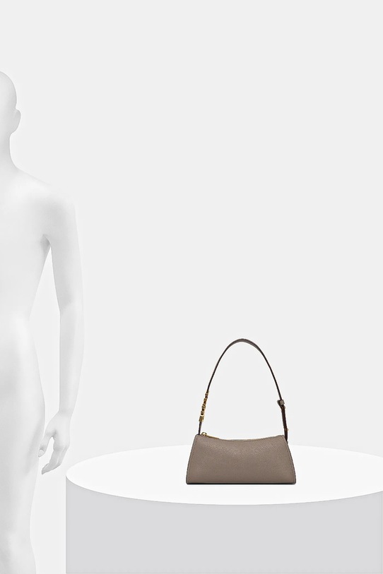 Dkny torebka skórzana R433YG57 beżowy