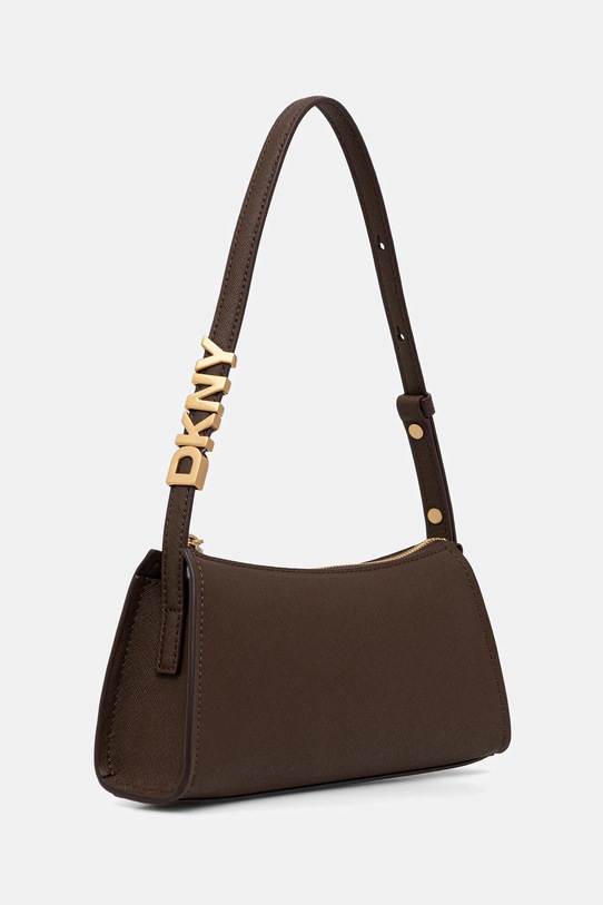 Dkny torebka skórzana R433YG57 brązowy AW25