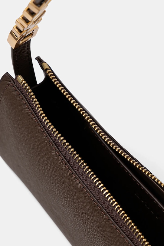 Dkny torebka skórzana R433YG57 brązowy