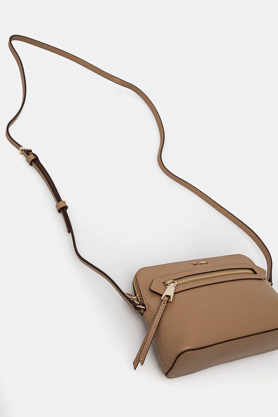 Шкіряна сумочка Dkny R42EKE17 бежевий