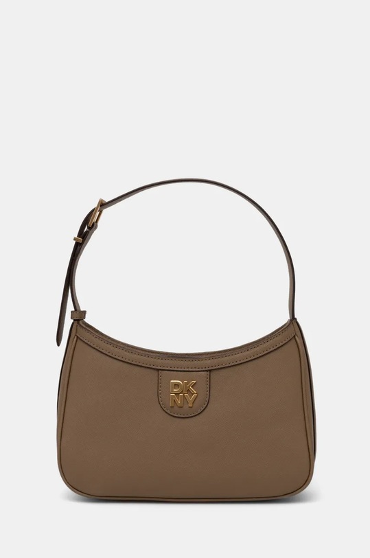 Kožená kabelka Dkny usňová koža zelená R43HKV84