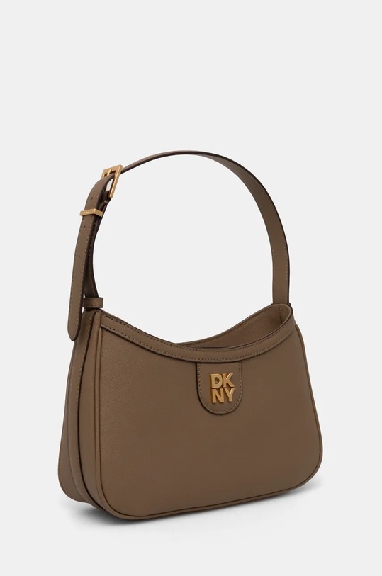 Kožená kabelka Dkny R43HKV84 zelená AW24