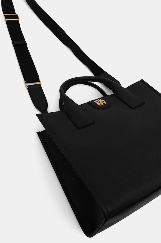 Kožená kabelka Dkny čierna R43AKQ11