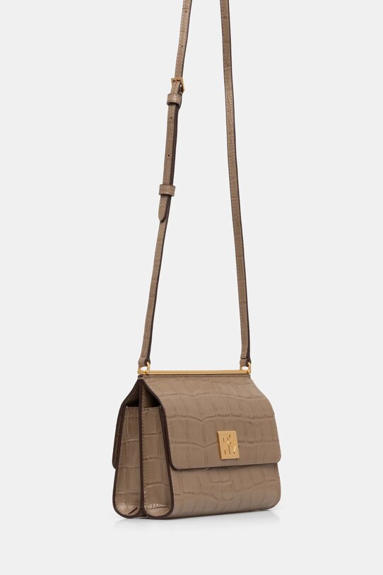 Kožna torba Dkny R433PG79 smeđa AW24