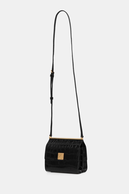 Kožená kabelka Dkny R433PG79 černá AW24