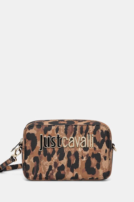 Just Cavalli torebka nie mieści A4 brązowy 77RA4BB8.ZS766