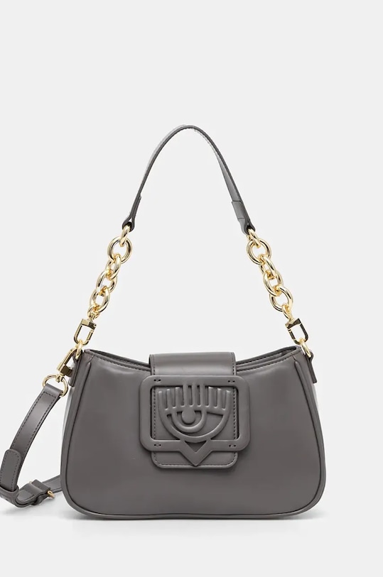 Kabelka Chiara Ferragni jednofarebný sivá 77SB4BE3