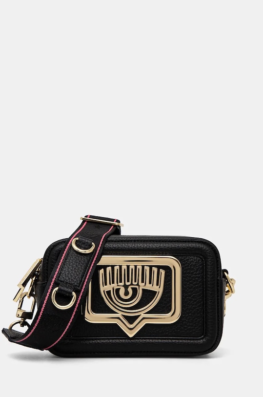 Kabelka Chiara Ferragni imitácia kože čierna 77SB4BB5.ZS529