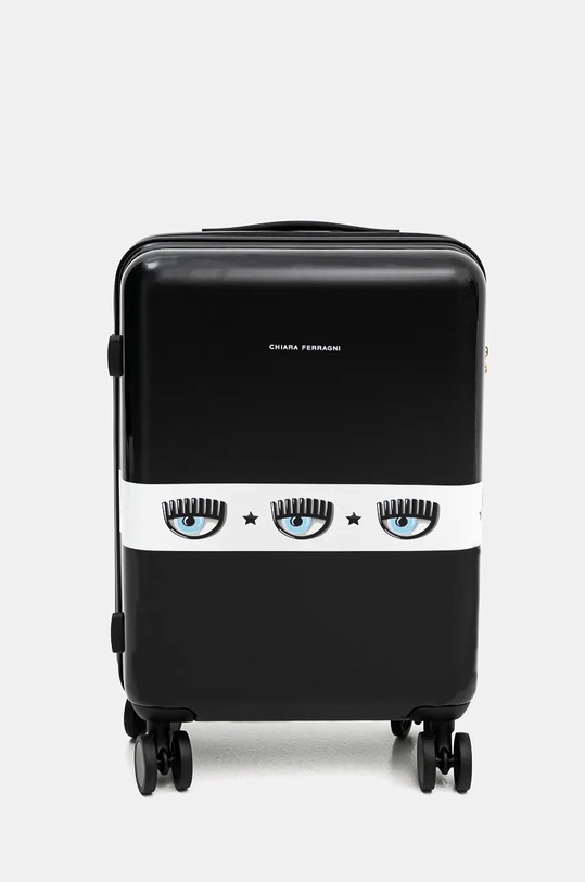 Chiara Ferragni valiză 53x35x19 cm incape in A4 negru 77SB0LA1