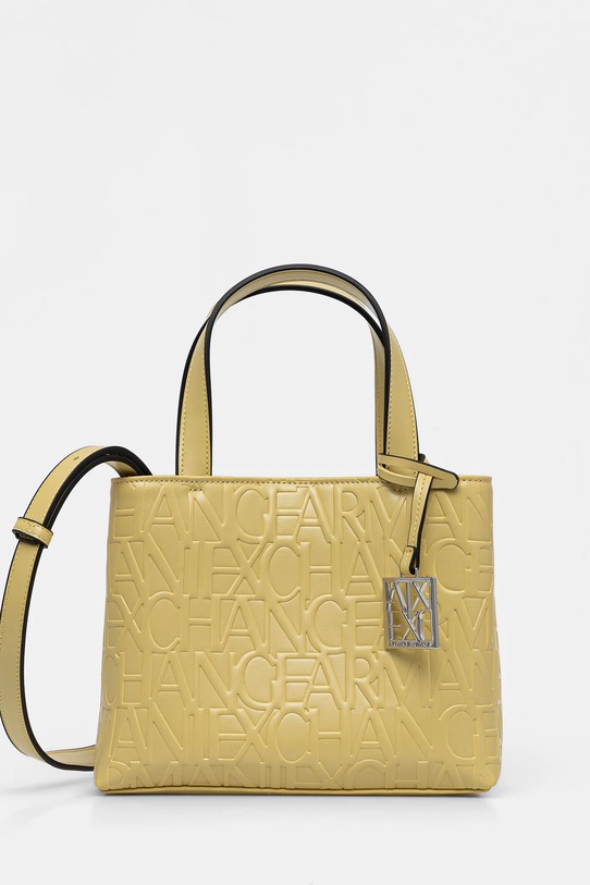 Armani Exchange torebka nie mieści A4 żółty 942647.CC793