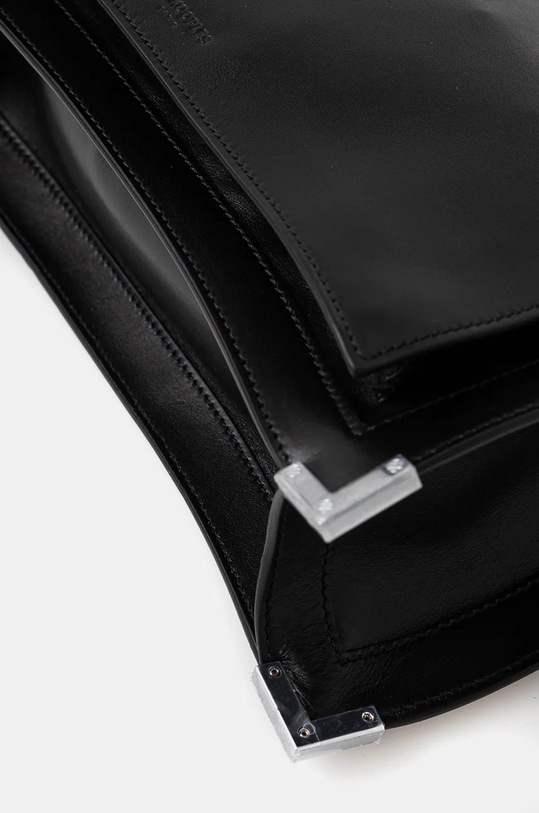 The Kooples poseta de piele negru AFSA29003K