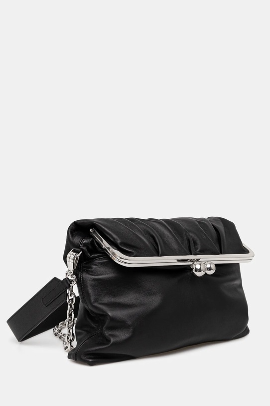 Kožna torba Weekend Max Mara 2425516015600 crna AW24