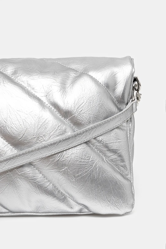 Kabelka United Colors of Benetton stříbrná 62IZDY06J